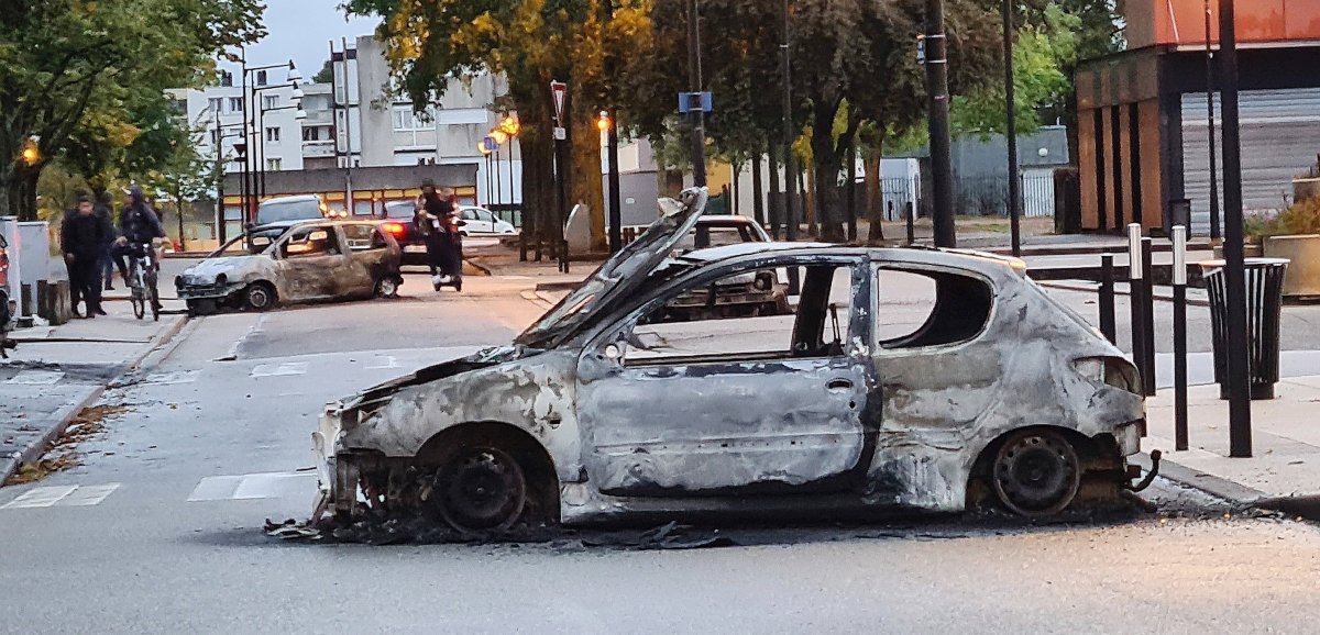 Alençon. Une vingtaine de voitures brûlées et des tirs de mortier lors de violences urbaines