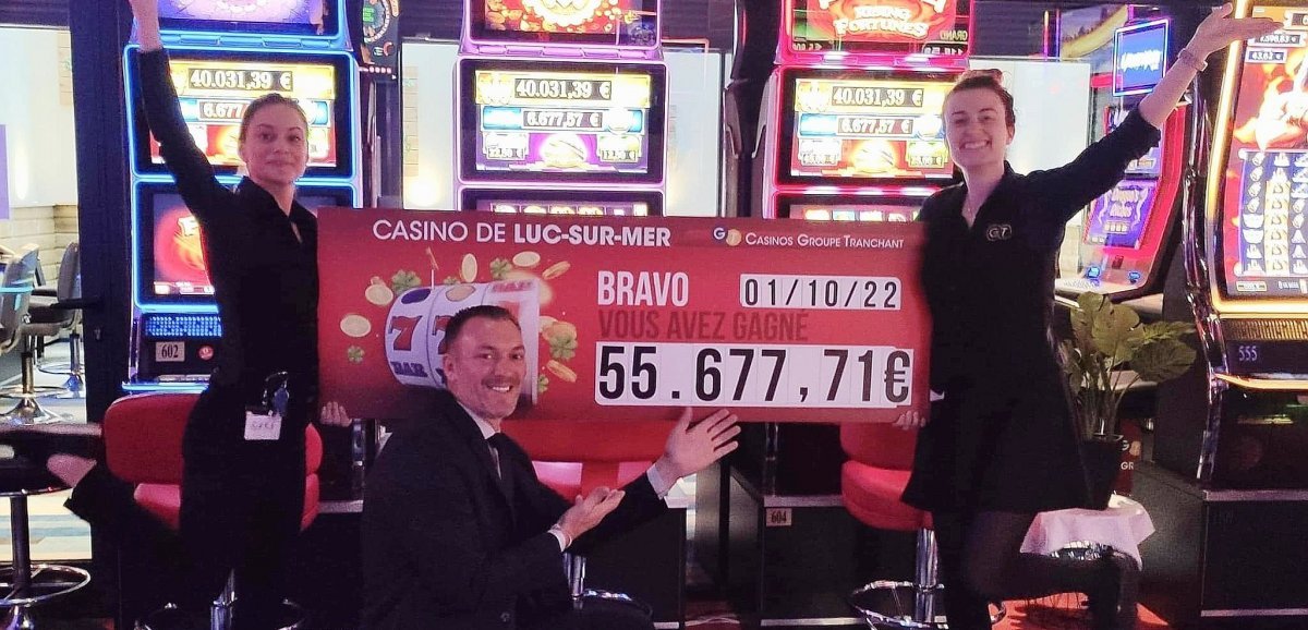 Luc-sur-Mer. Casino : une joueuse remporte un jackpot de plus de 55 000 € !