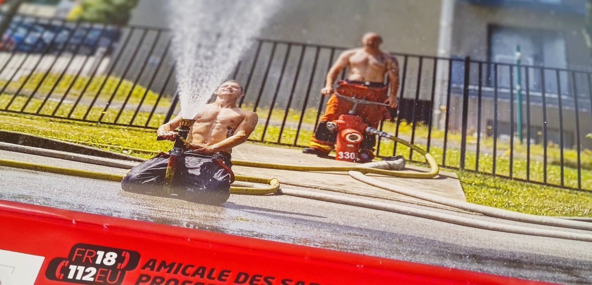Le Havre. Dans leur calendrier, les pompiers tombent (un peu) la veste