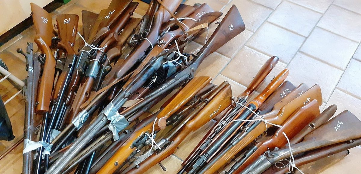 Normandie. Près de 4 000 armes récupérées en Seine-Maritime et dans l'Eure