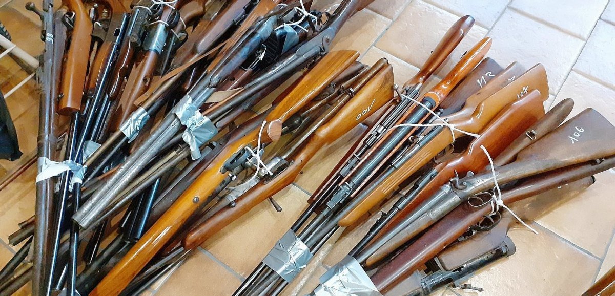 Orne. Près de 600 armes abandonnées dans le département
