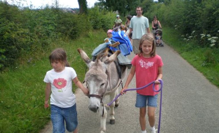 En randonnée avec un âne&#8201;? Les enfants adorent !