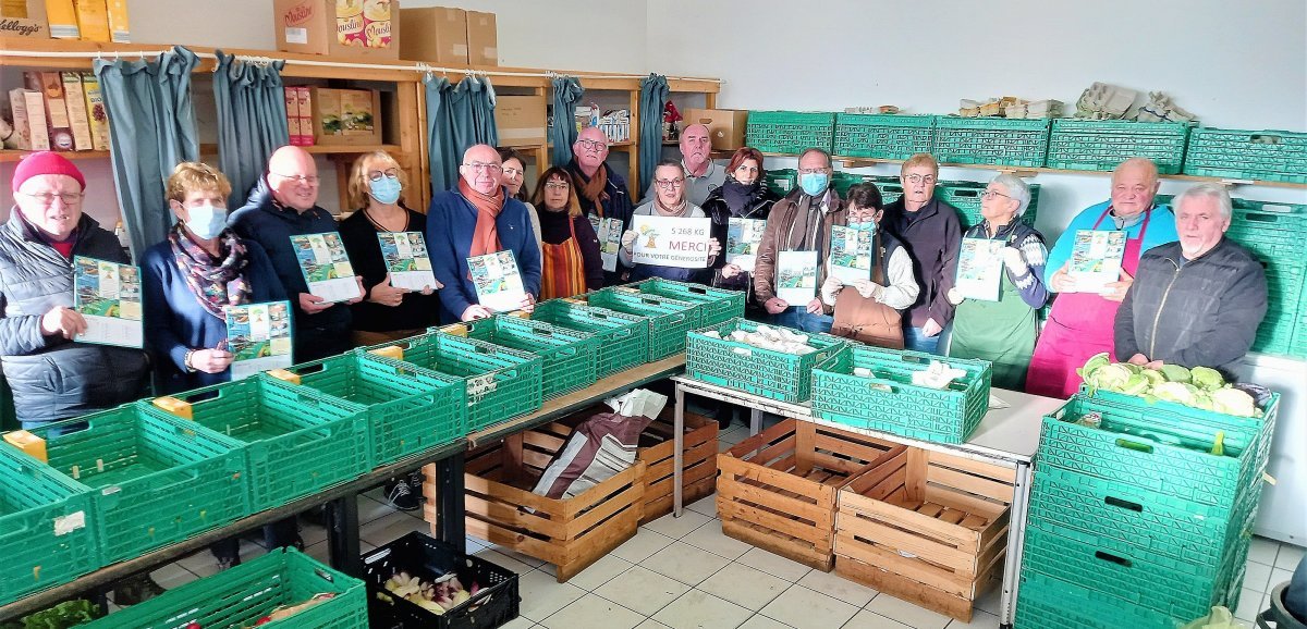 Flers. Plus de 5 000 kg de nourriture récoltés pour la collecte alimentaire de Solidarité Bocage