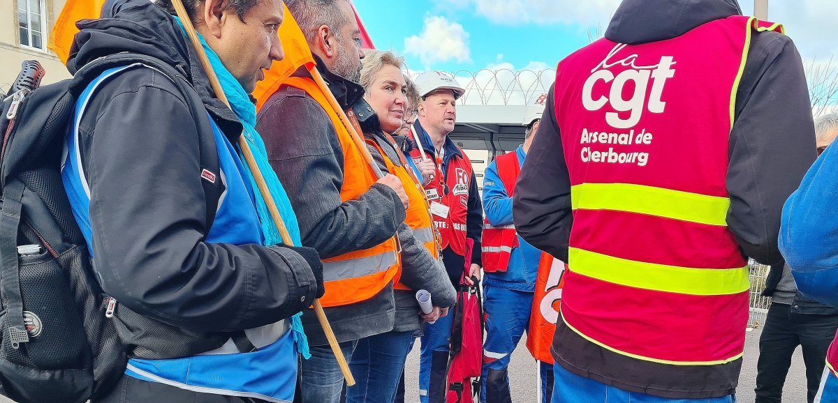 Cherbourg. Naval Group : environ 500 salariés mobilisés pour réclamer de meilleurs salaires