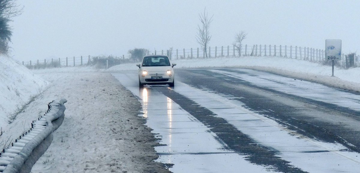 Neige et verglas. Plusieurs accidents de la route recensés dans l'Eure