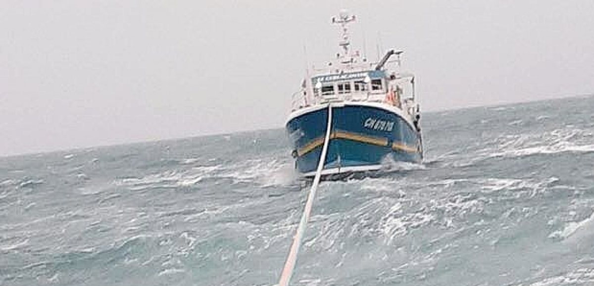 Sauvetage . Un navire de pêche de Granville assisté entre Guernesey et Jersey