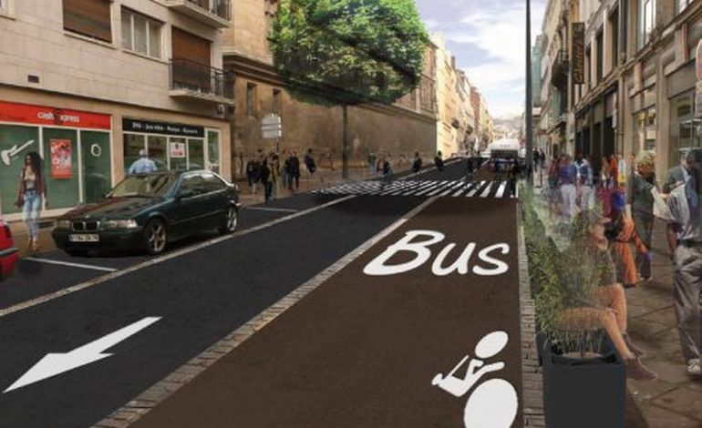 Avec la future ligne 7, les bus vont chasser un peu plus les voitures du centre-ville