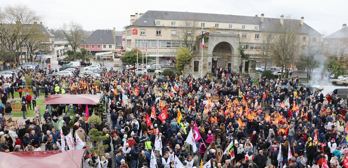 [Photos] Réforme des retraites. Entre 15 000 et 20 000 manifestants dans la Manche