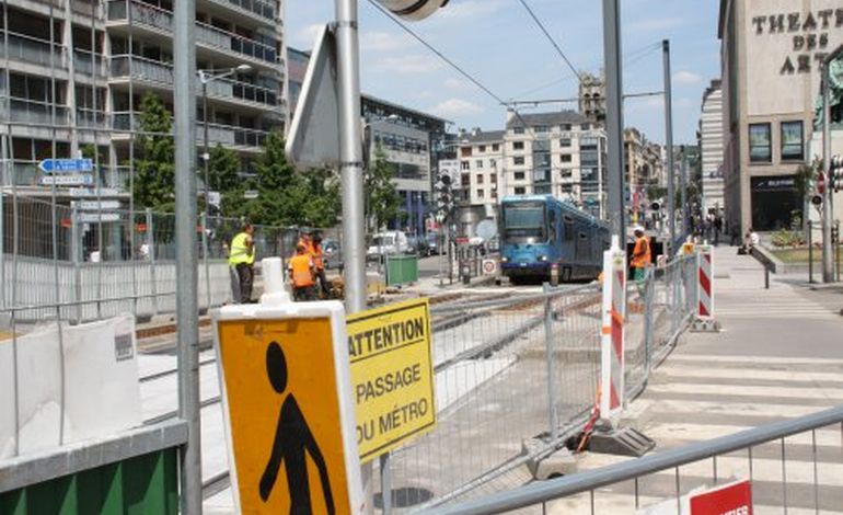 Rouen : attention aux travaux du métro