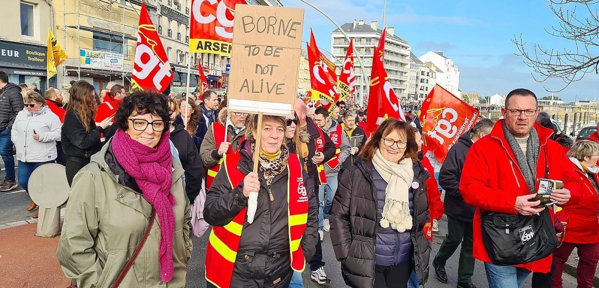 Réforme des retraites. Un nombre de manifestants en hausse dans la Manche