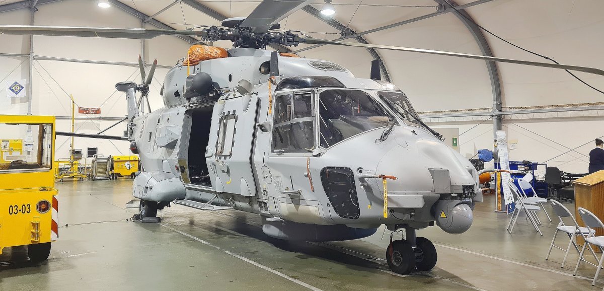 [Photos] Nord-Cotentin. L'hélicoptère Caïman de la Marine nationale bientôt remplacé