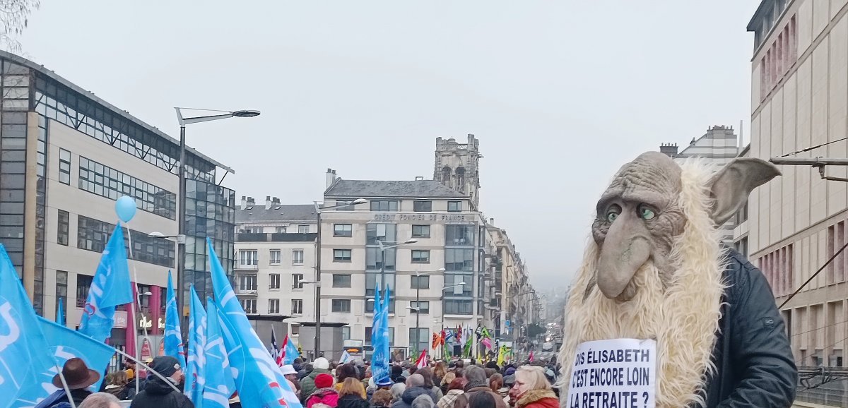 Réforme des retraites. Regain de mobilisation au Havre et à Rouen pour la quatrième journée de manifestation intersyndicale