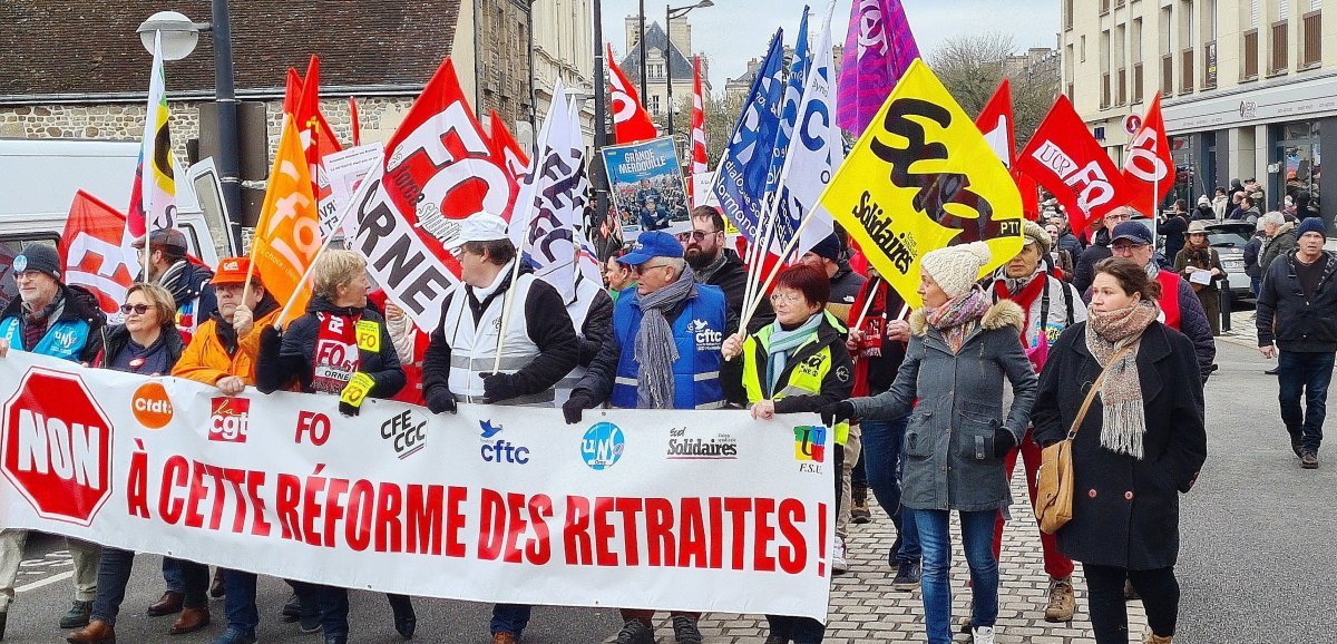 Réforme des retraites. 6 000 personnes dans la rue dans l'Orne 