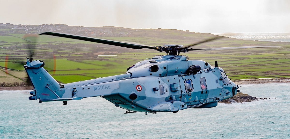 Nord-Cotentin. Produits stupéfiants : l'hélicoptère de la Marine nationale surveille la zone "jusqu'à nouvel ordre"