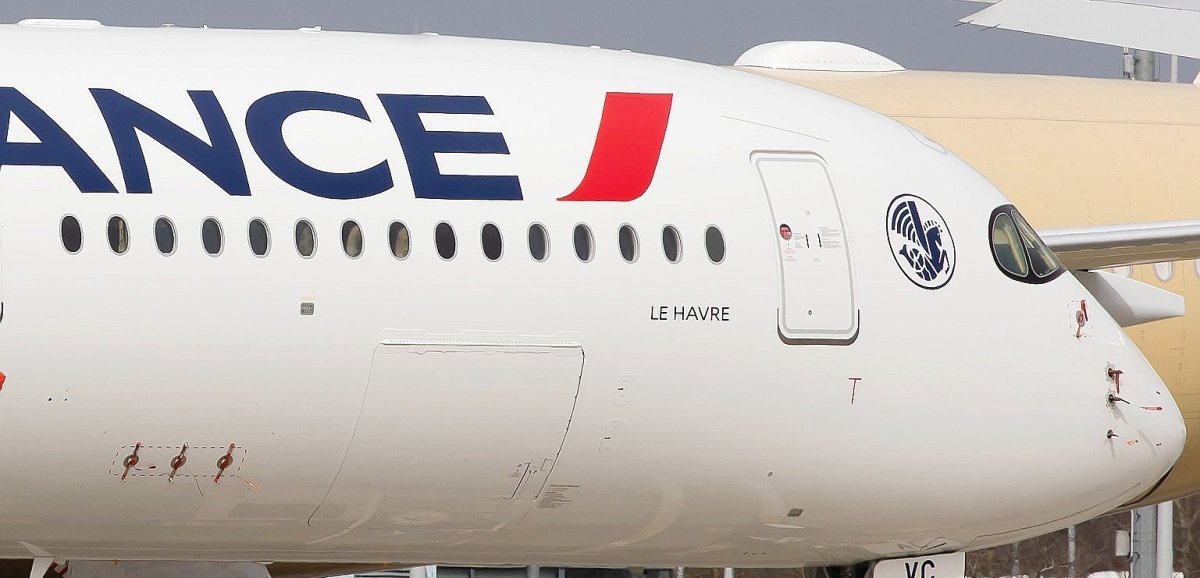Transport. Le nouvel Airbus A350 d'Air France baptisé "Le Havre"