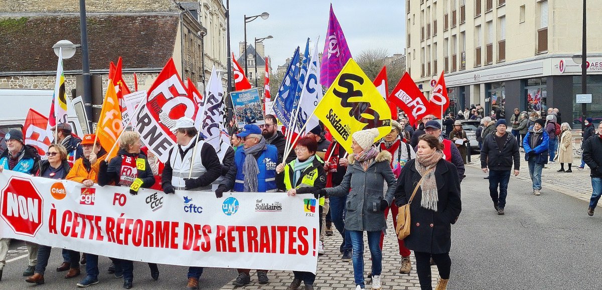 Orne. Plus de 2 000 manifestants réunis contre la réforme des retraites