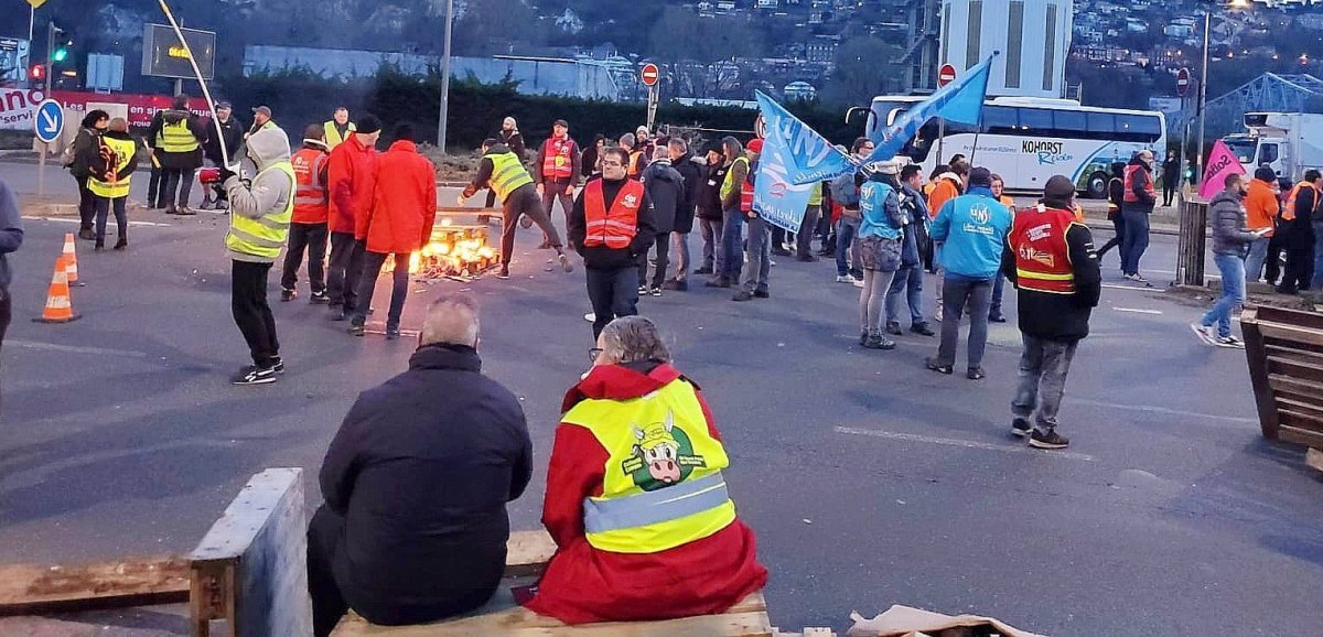 [Photos] Seine-Maritime. Perturbations, actions de blocage… Le point sur la situation à Rouen et au Havre