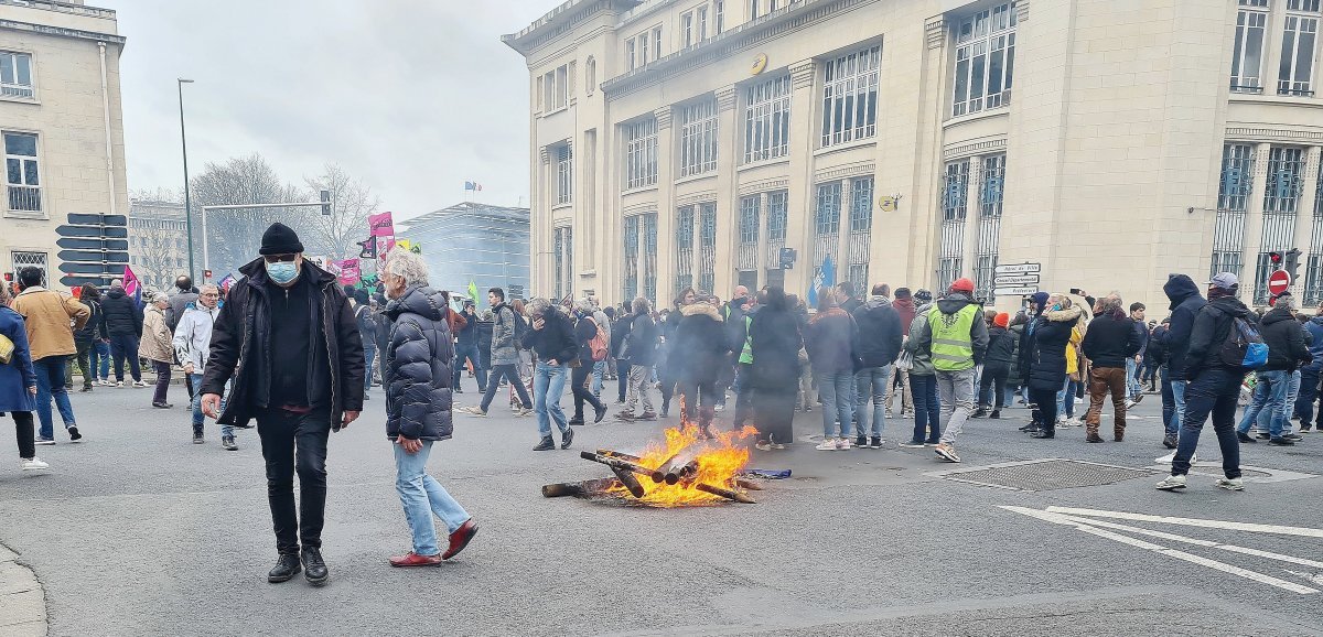 Caen. Réforme des retraites : neuf personnes interpellées en marge de la manifestation
