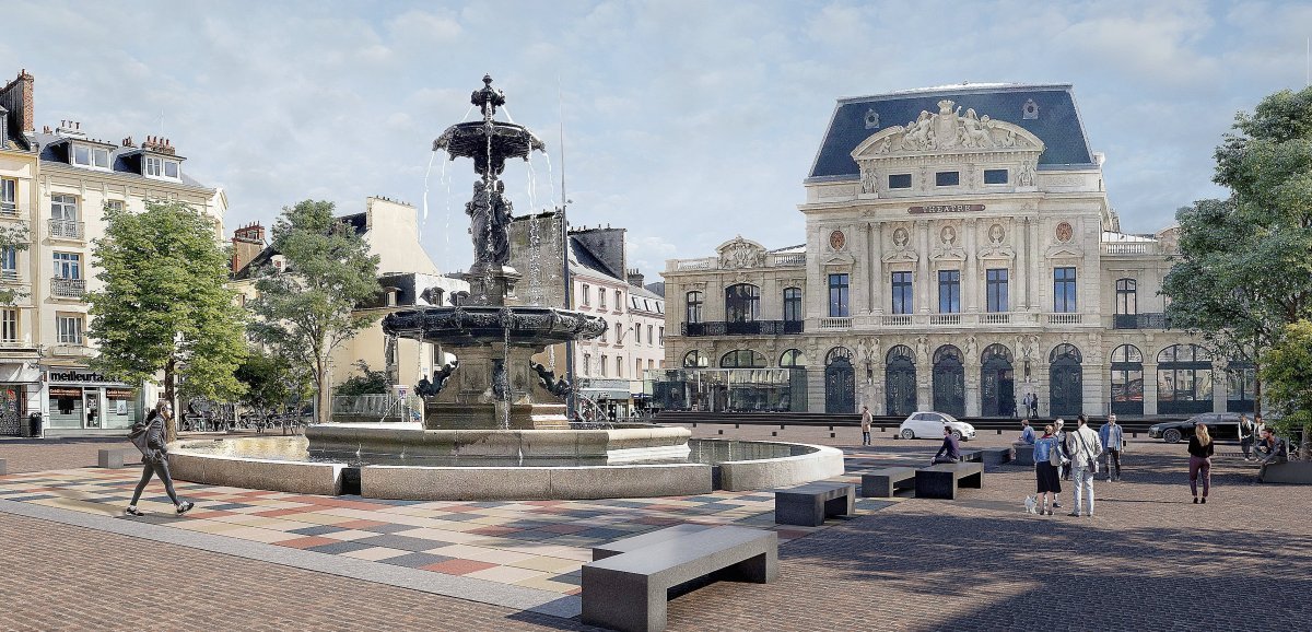 [Photos] Cherbourg. À quoi vont ressembler les rues piétonnes après les travaux ?
