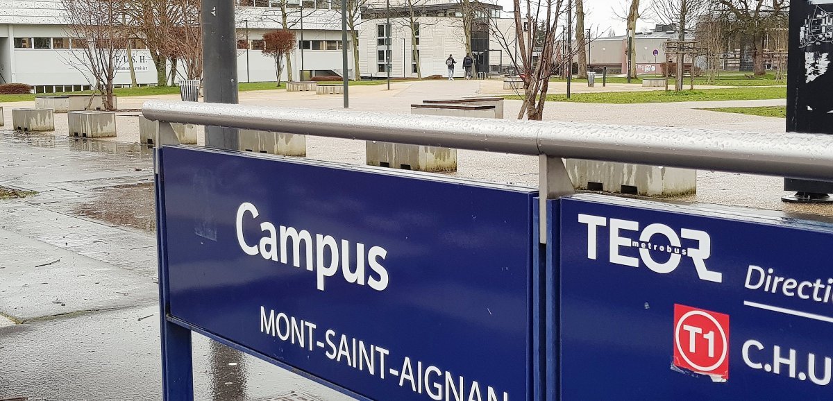 Réforme des retraites. Le campus de Mont-Saint-Aignan bloqué par les étudiants, la circulation des bus perturbée