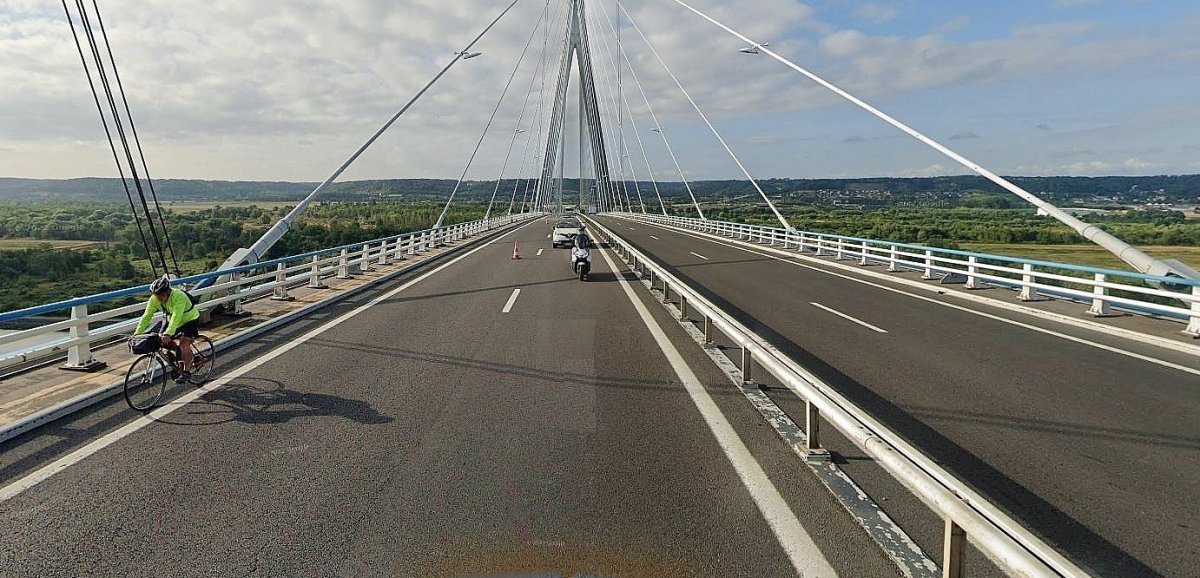 Le Havre. Toujours pas de pistes cyclables sur le pont de Normandie mais des navettes