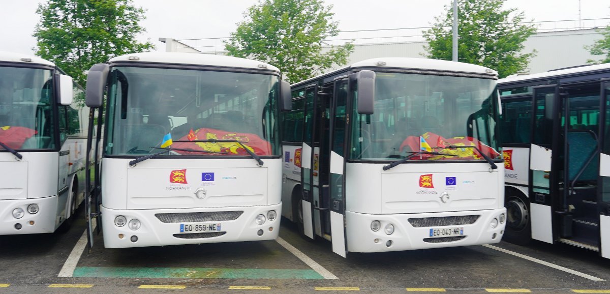 Normandie. La Région offre des bus scolaires à l'Ukraine