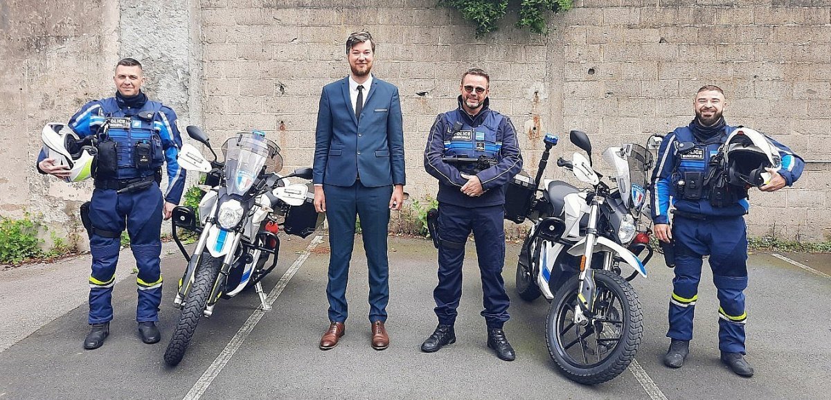 Cherbourg-en-Cotentin. Police municipale : des motos électriques remplacent les scooters