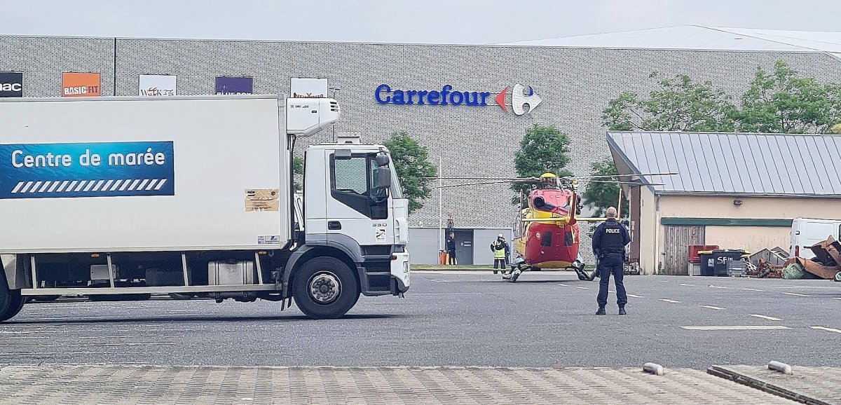 [Photos + vidéo] Cherbourg. Pourquoi l'hélicoptère de la Sécurité civile Dragon 50 s'est-il posé près des Éléis ?