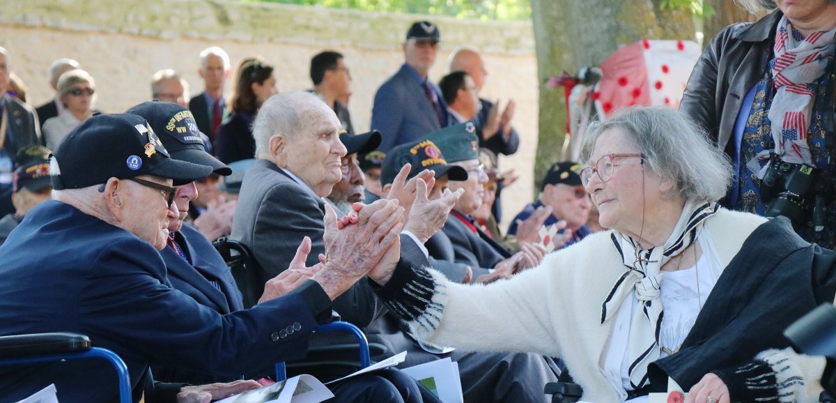 [Photos] 79e D-Day. Plus de 40 vétérans américains arrivés dans le Calvados : "C'est important qu'ils soient tous ensemble"