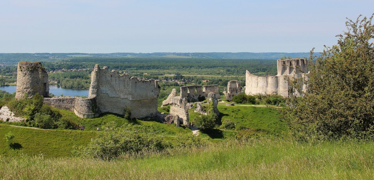 Les Andelys. Château Gaillard, sur les pas de Richard Cœur de Lion