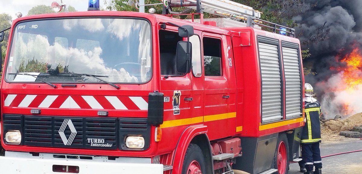Montebourg. 15 personnes évacuées après un feu de garage