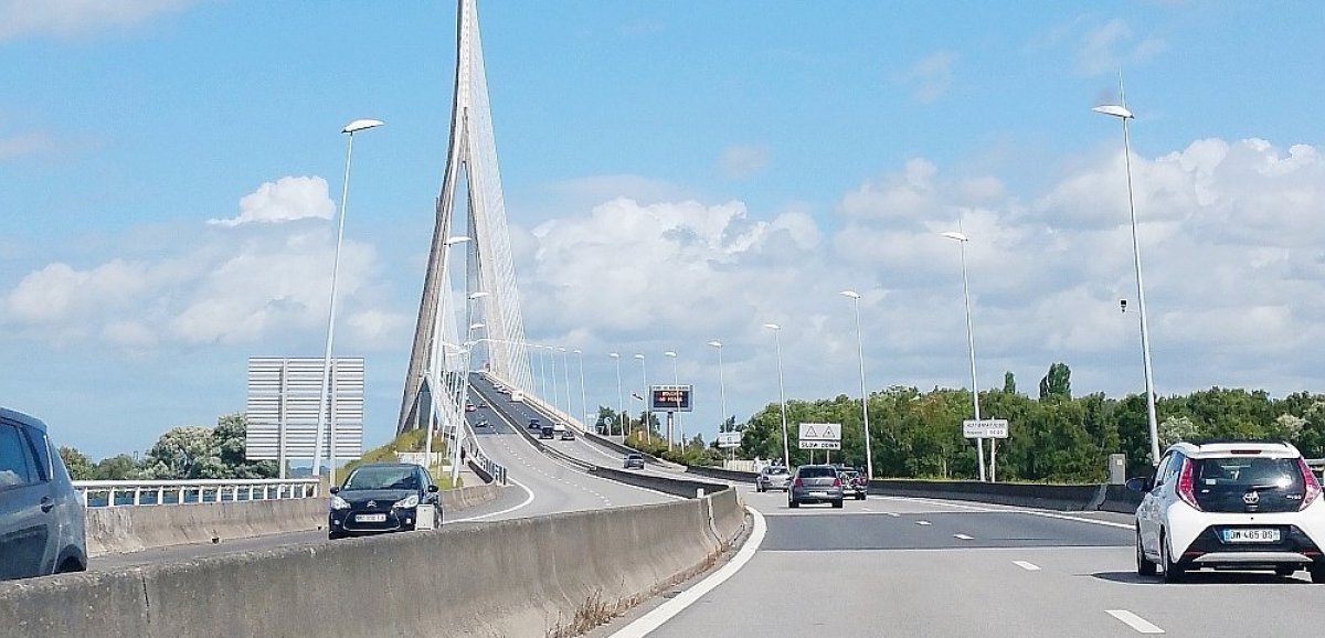 Seine-Maritime. Accident sur le pont de Normandie : la circulation perturbée