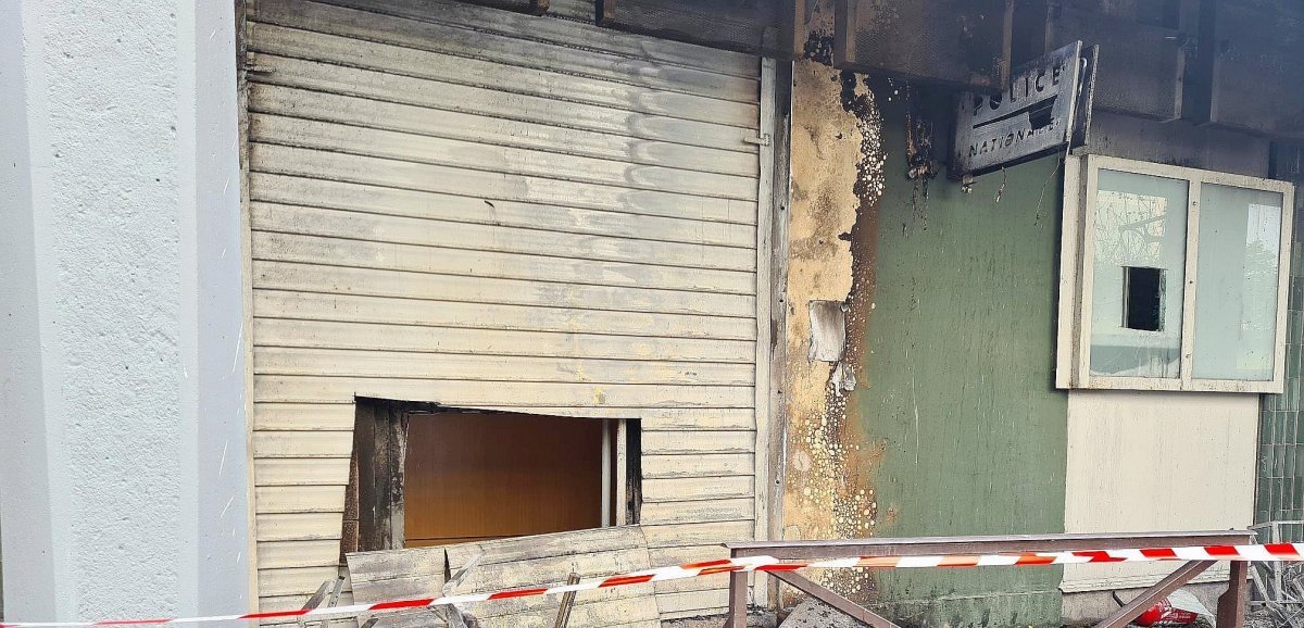 Près de Rouen. Mort de Nahel : Un feu de poubelles se propage dans le sas d'un restaurant