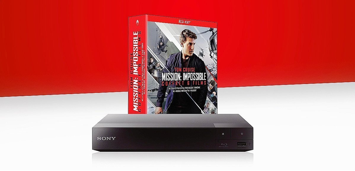 Cadeaux. Gagnez l'intégrale de Mission Impossible en Blu-ray, avec le lecteur Sony !