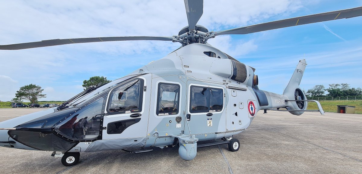 [Photos + vidéo] Normandie. Sauvetage en mer : à quoi ressemble le nouvel hélicoptère de la Marine nationale ?