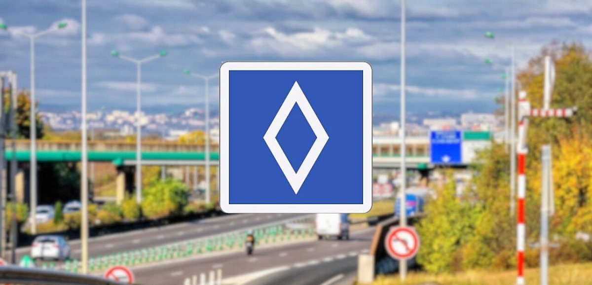 Circulation. Un losange blanc sur un fond bleu : c'est quoi ce nouveau panneau qui apparaît sur les routes ?