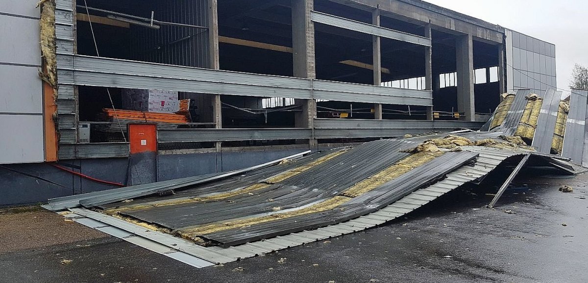 Seine-Maritime. Tempête Ciaran : le mur d'un entrepôt des Restos du Cœur s'effondre à trois semaines de la campagne d'hiver