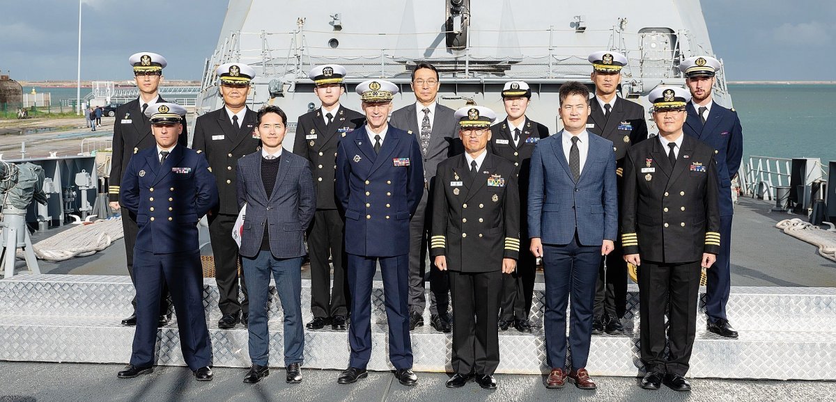 Cherbourg. Près de 500 marins de Corée du Sud en escale Quai de France