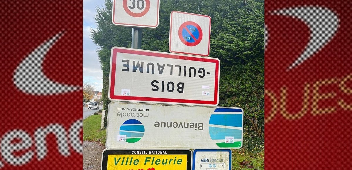 Seine-Maritime. Pourquoi des panneaux d'entrée de ville se retrouvent-ils à l'envers ?