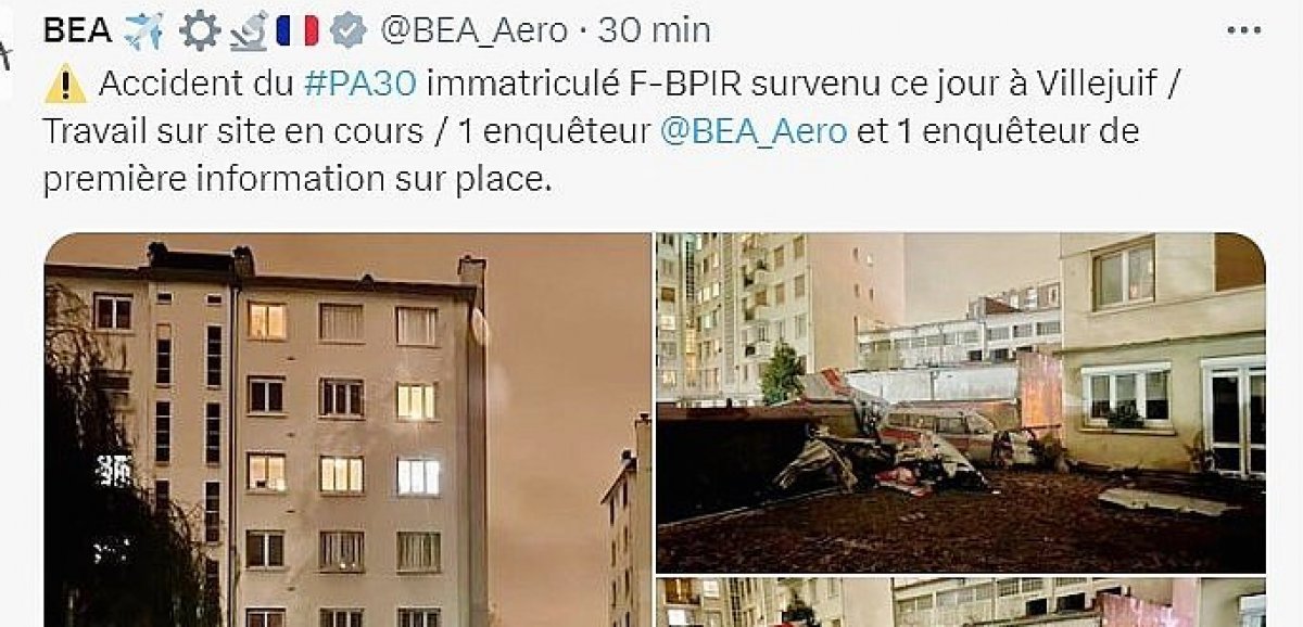 Accident. Un avion parti de Rouen atterrit en urgence au cœur de Villejuif, trois blessés en urgence absolue