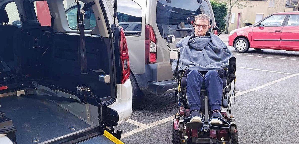 Cherbourg-en-Cotentin. Grâce à une cagnotte, David Corbet a pu acheter un véhicule adapté à son fauteuil roulant