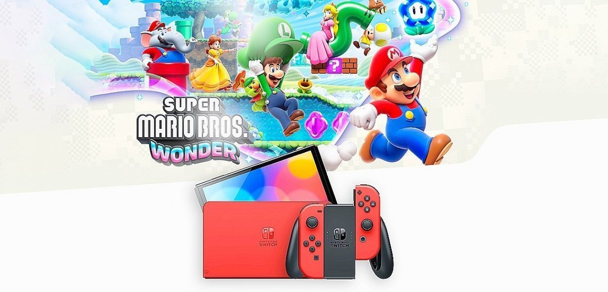 Cadeaux. Remportez votre Nintendo Switch Oled avec Super Mario Bros. Wonder