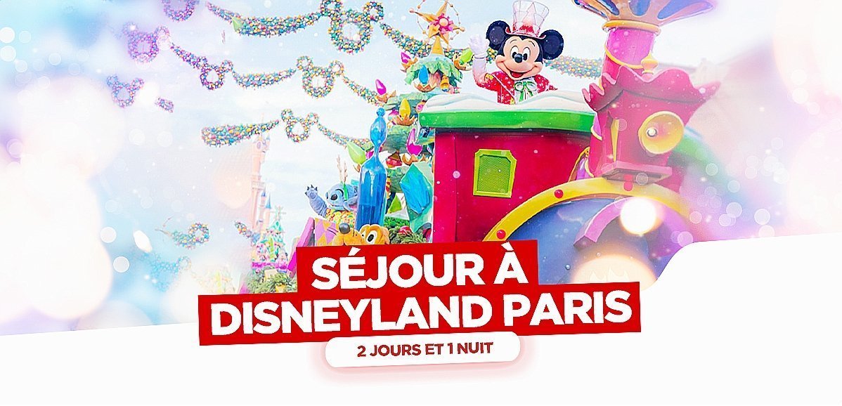 Cadeaux. Gagnez votre séjour à Disneyland Paris avec Tendance Ouest !