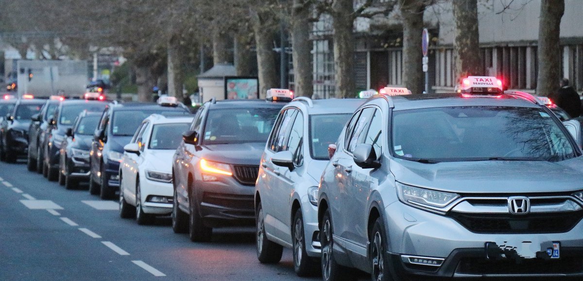 Caen. Opération escargot sur le périphérique : les taxis en colère contre le transport partagé