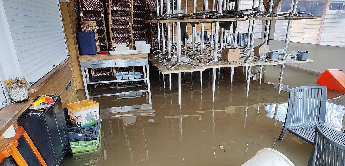 [En images] Météo. Inondations dans le Calvados : des restaurants sous l'eau en Suisse normande
