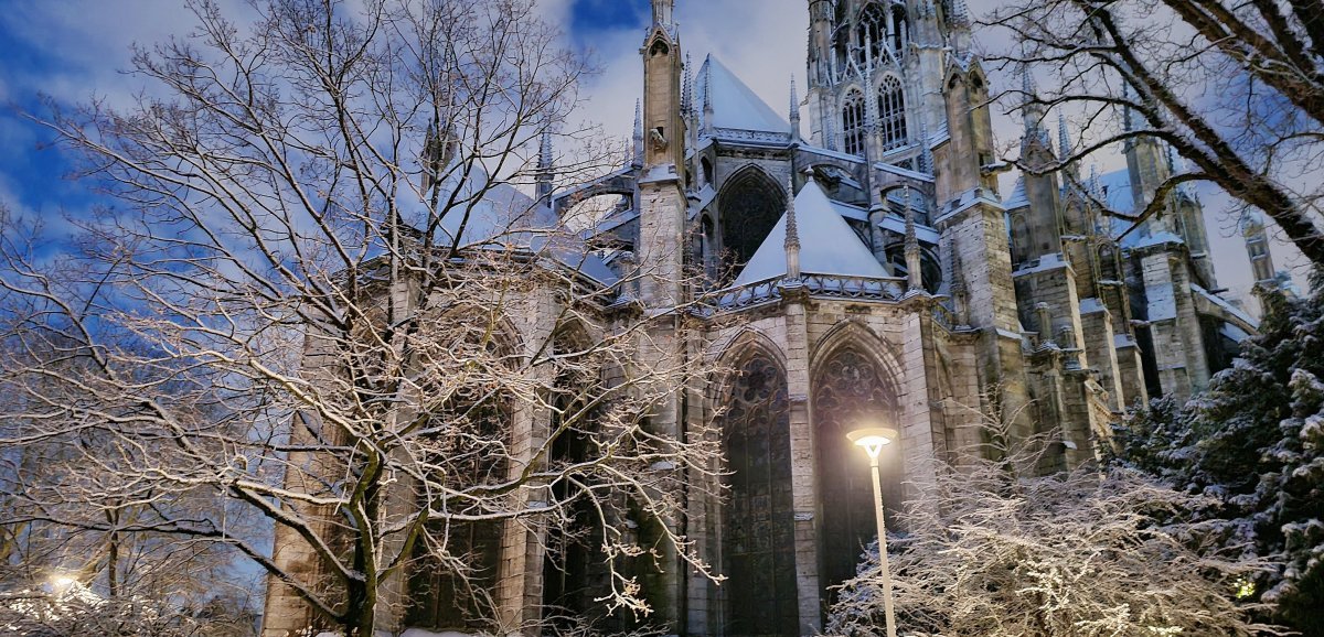 [Diaporama] Rouen. La ville se réveille sous la neige : nos photos