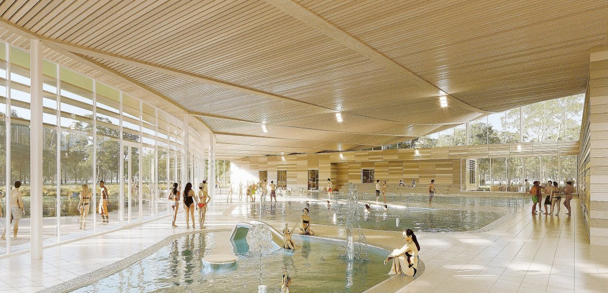 [En images]. La future piscine des Hauts de Rouen se dévoile