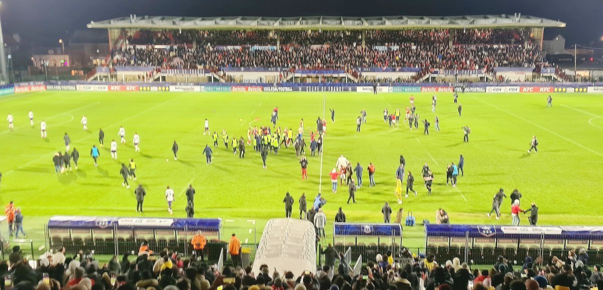 [Vidéo] Coupe de France. "Un scénario de dingue" : les supporters en liesse après l'exploit du FC Rouen face à Toulouse