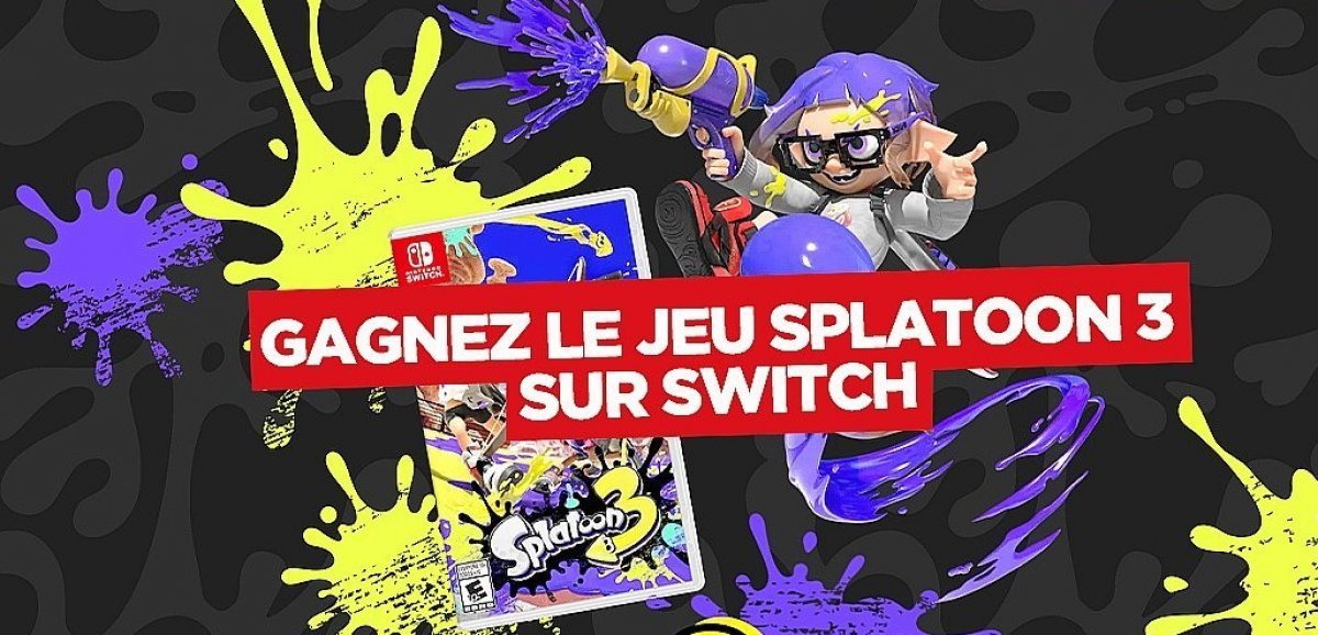 Cadeaux. Le jeu Splatoon 3 sur Nintendo Switch à gagner chaque jour sur Tendance Ouest !