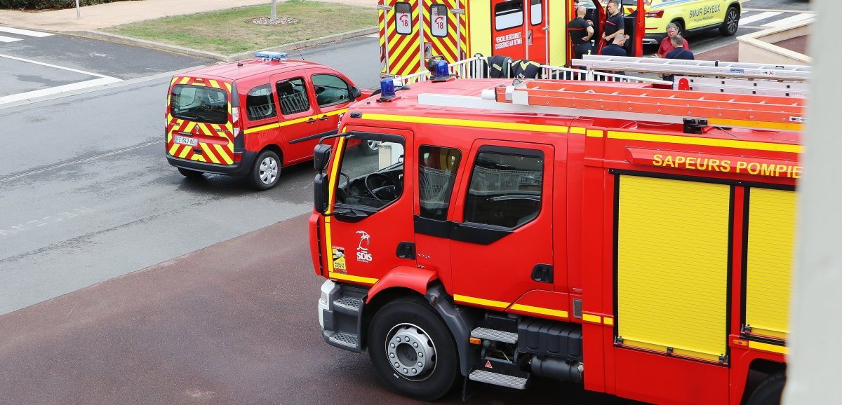 Caen. Une quarantaine de pompiers mobilisés pour un incendie, 24 habitants évacués